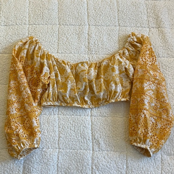 Topshop embroidered crop top - Picture 9 of 14